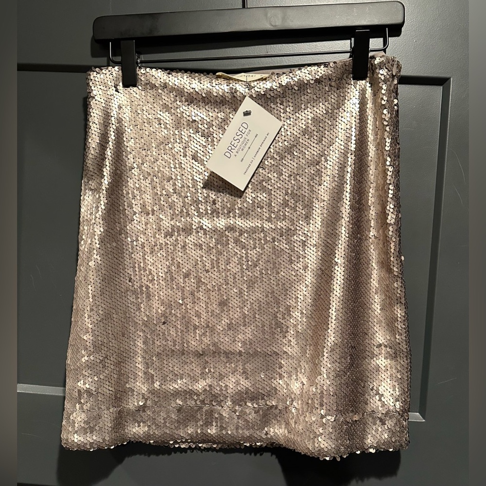 By Together - Sequin Mini Skirt - metallic